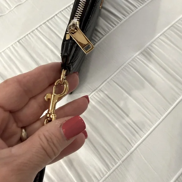 Yves Saint Laurent Black Quilted Wristlet. AUTHENTIC! - Picture 5 of 15